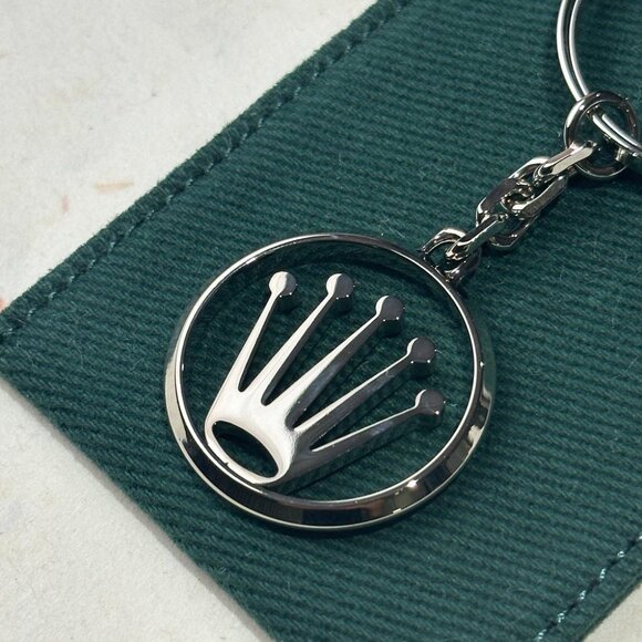 Rolex Sliver Crown Logo Keychain - Boutique Gift - VIP - Picture 2 of 5